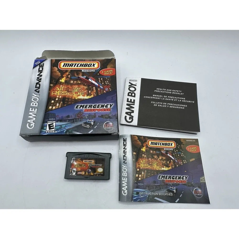 Gameboy Advance Matchbox Missions Airland / sea rescue / emergency response CIB